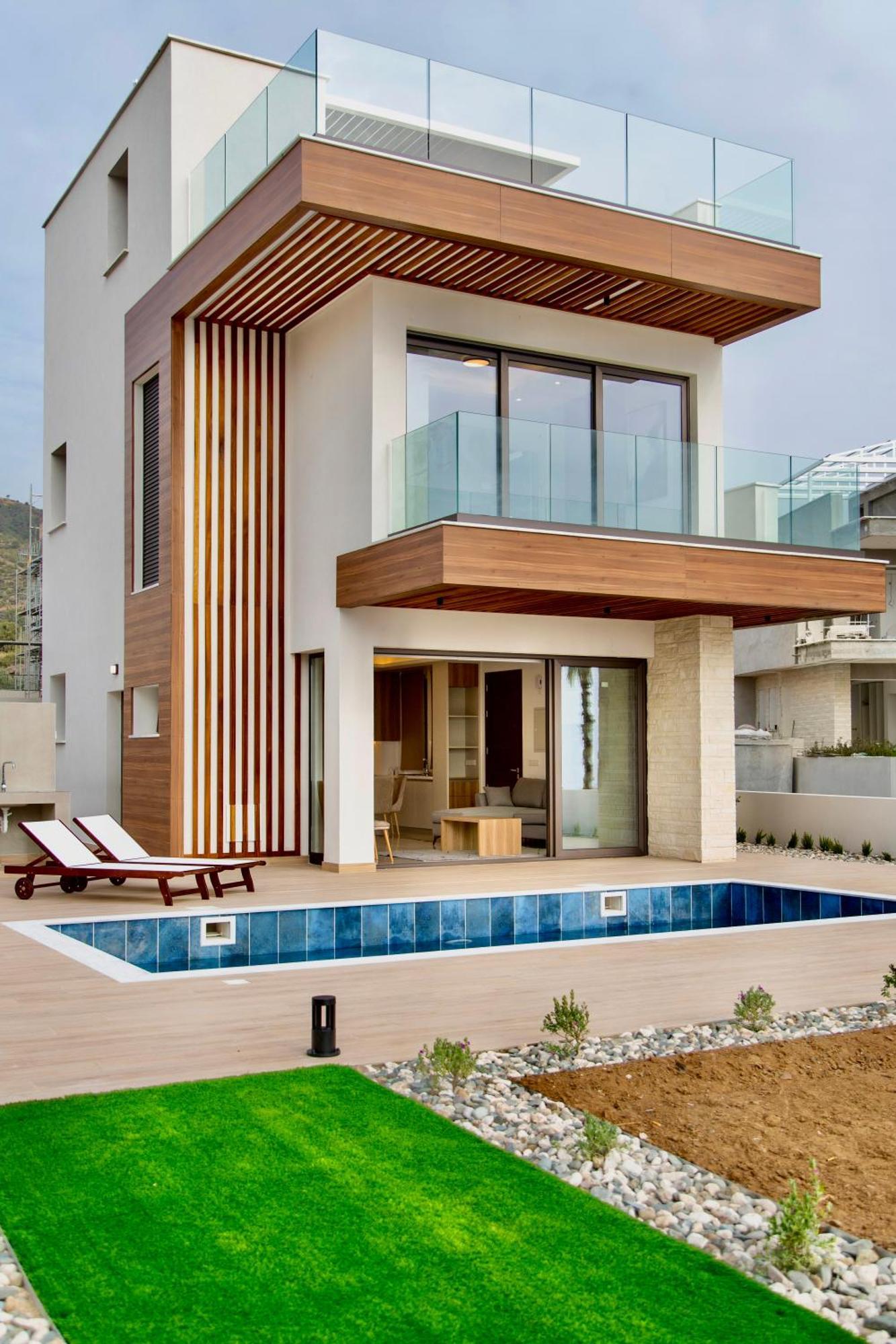Santa Barbara Seafront Villas W Jacuzzi Pool Paphos Luaran gambar