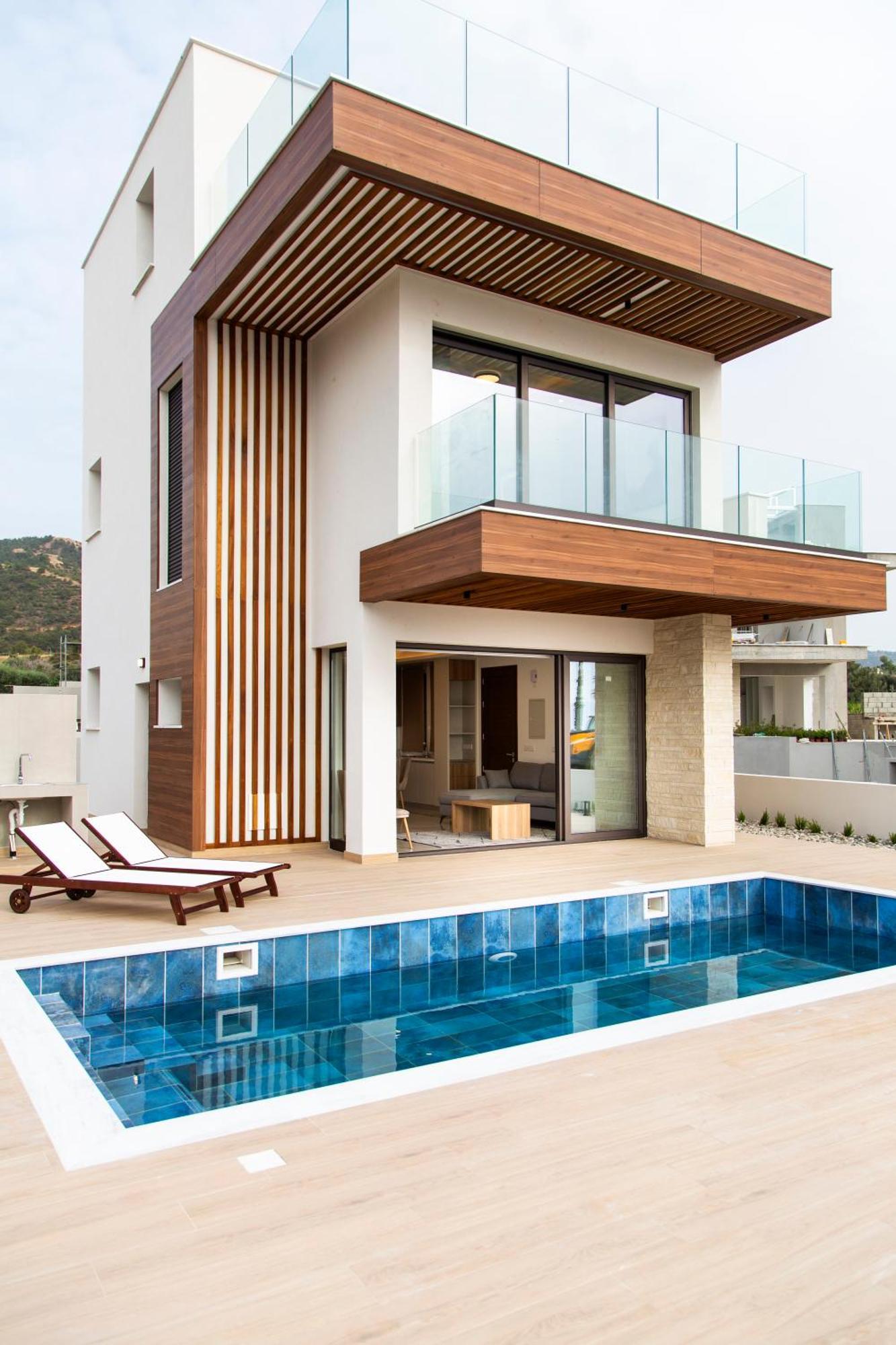 Santa Barbara Seafront Villas W Jacuzzi Pool Paphos Luaran gambar